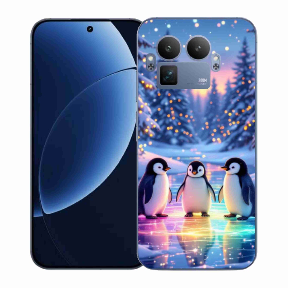 Gelový kryt mmCase na Realme GT 8 Pro - tučnáci