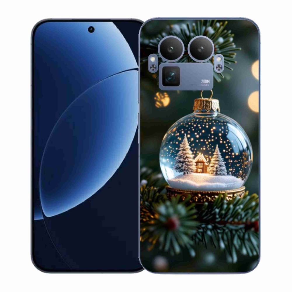 Gelový kryt mmCase na Realme GT 8 Pro - vánoční koule 2