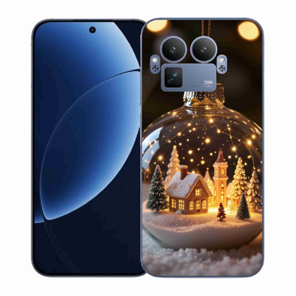 Gelový kryt mmCase na Realme GT 8 Pro - vánoční koule 3