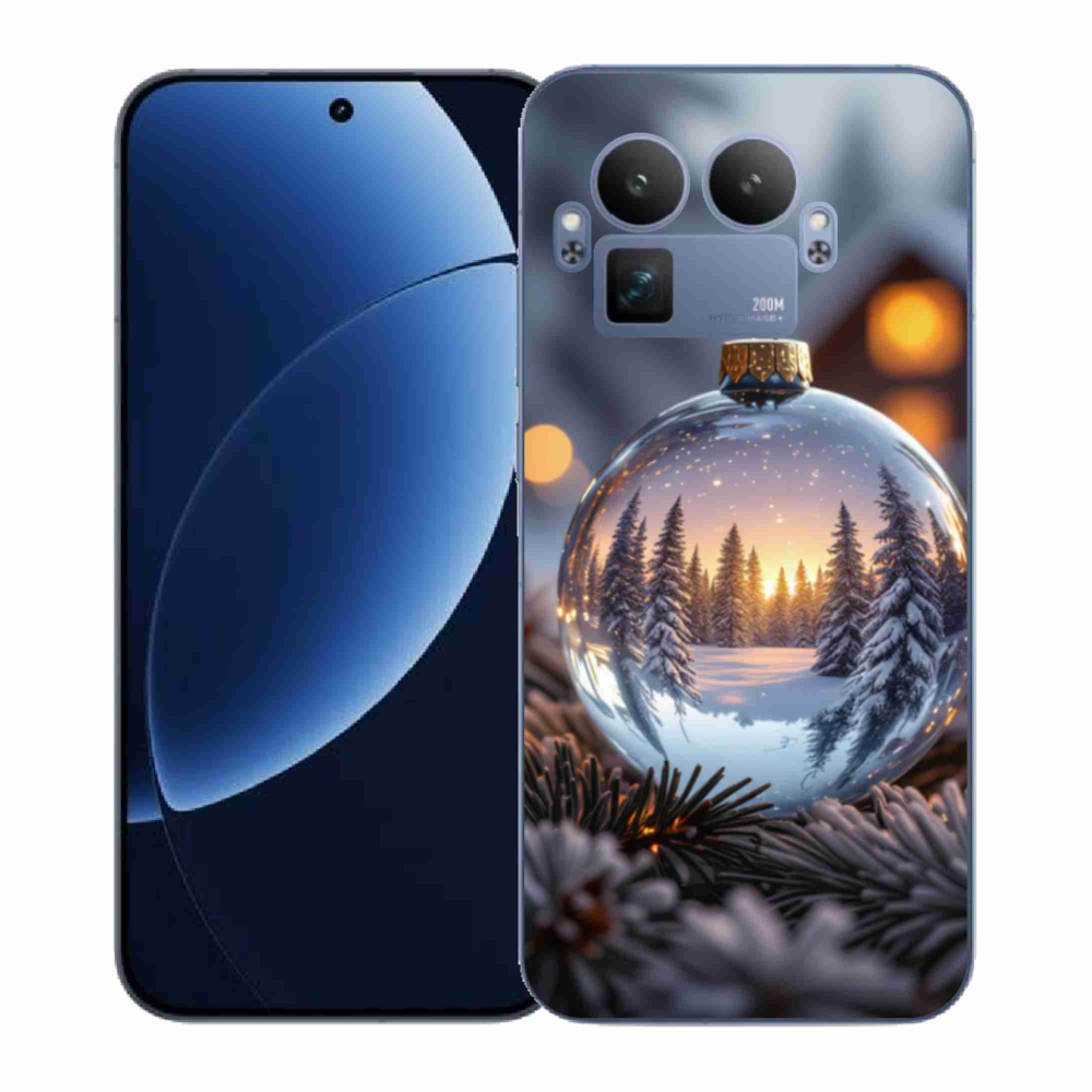 Gelový kryt mmCase na Realme GT 8 Pro - vánoční ozdoba