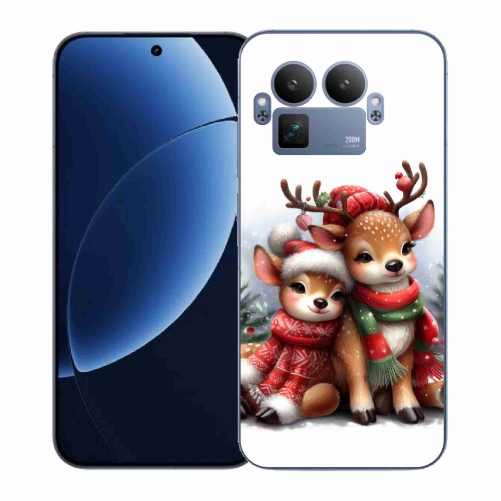 Gelový kryt mmCase na Realme GT 8 Pro - vánoční sobi