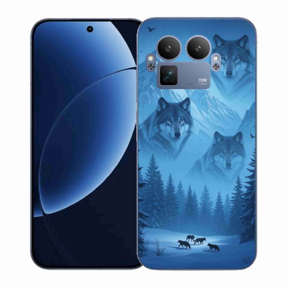 Gelový kryt mmCase na Realme GT 8 Pro - vlčí smečka