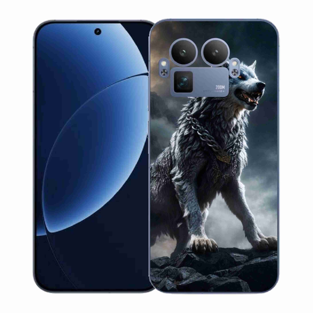Gelový kryt mmCase na Realme GT 8 Pro - vlk 1