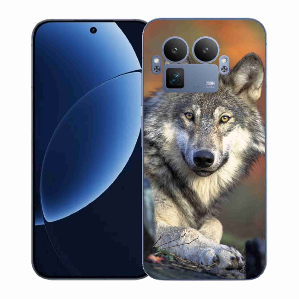 Gelový kryt mmCase na Realme GT 8 Pro - vlk