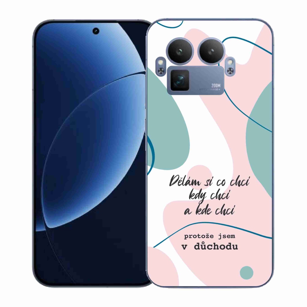 Gelový kryt mmCase na Realme GT 8 Pro - vtipný text 10 bílé pozadí