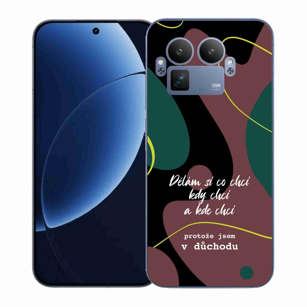 Gelový kryt mmCase na Realme GT 8 Pro - vtipný text 10 černé pozadí