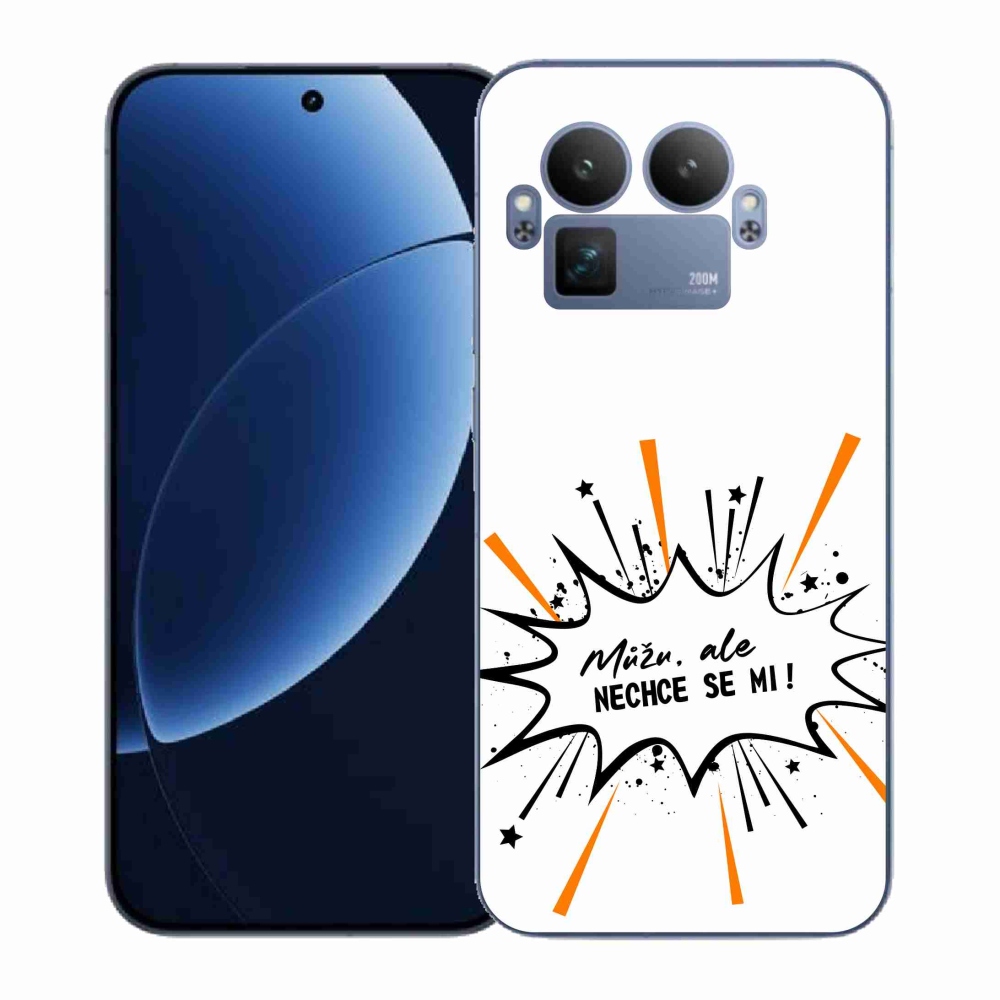 Gelový kryt mmCase na Realme GT 8 Pro - vtipný text 11 bílé pozadí