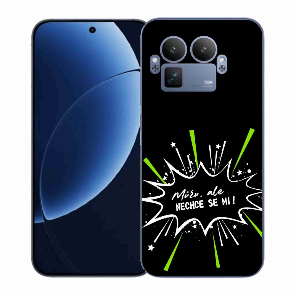 Gelový kryt mmCase na Realme GT 8 Pro - vtipný text 11 černé pozadí