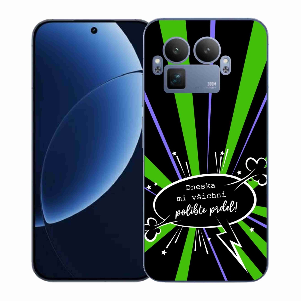 Gelový kryt mmCase na Realme GT 8 Pro - vtipný text 15 černé pozadí