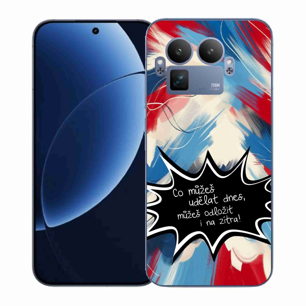 Gelový kryt mmCase na Realme GT 8 Pro - vtipný text 9 černé pozadí