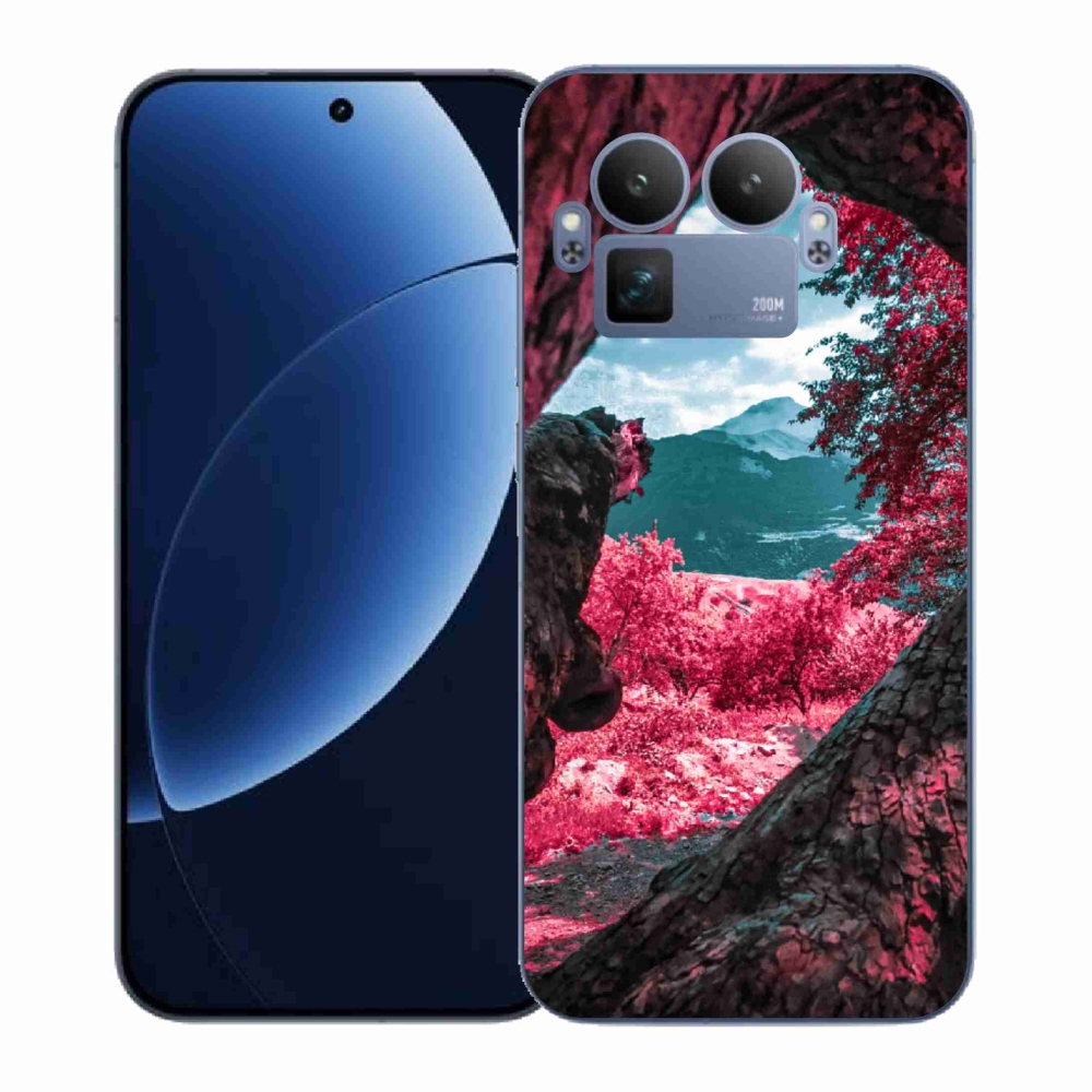 Gelový kryt mmCase na Realme GT 8 Pro - výhled na hory
