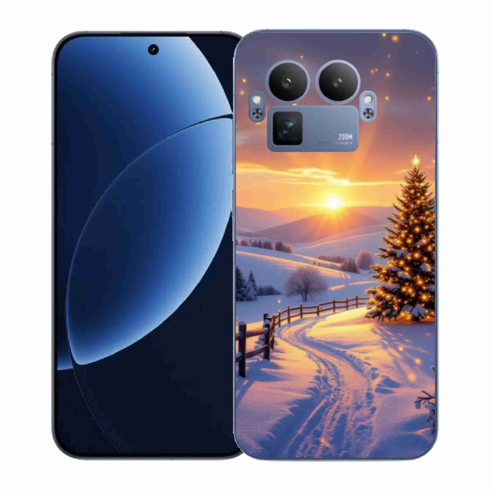 Gelový kryt mmCase na Realme GT 8 Pro - zimní krajina