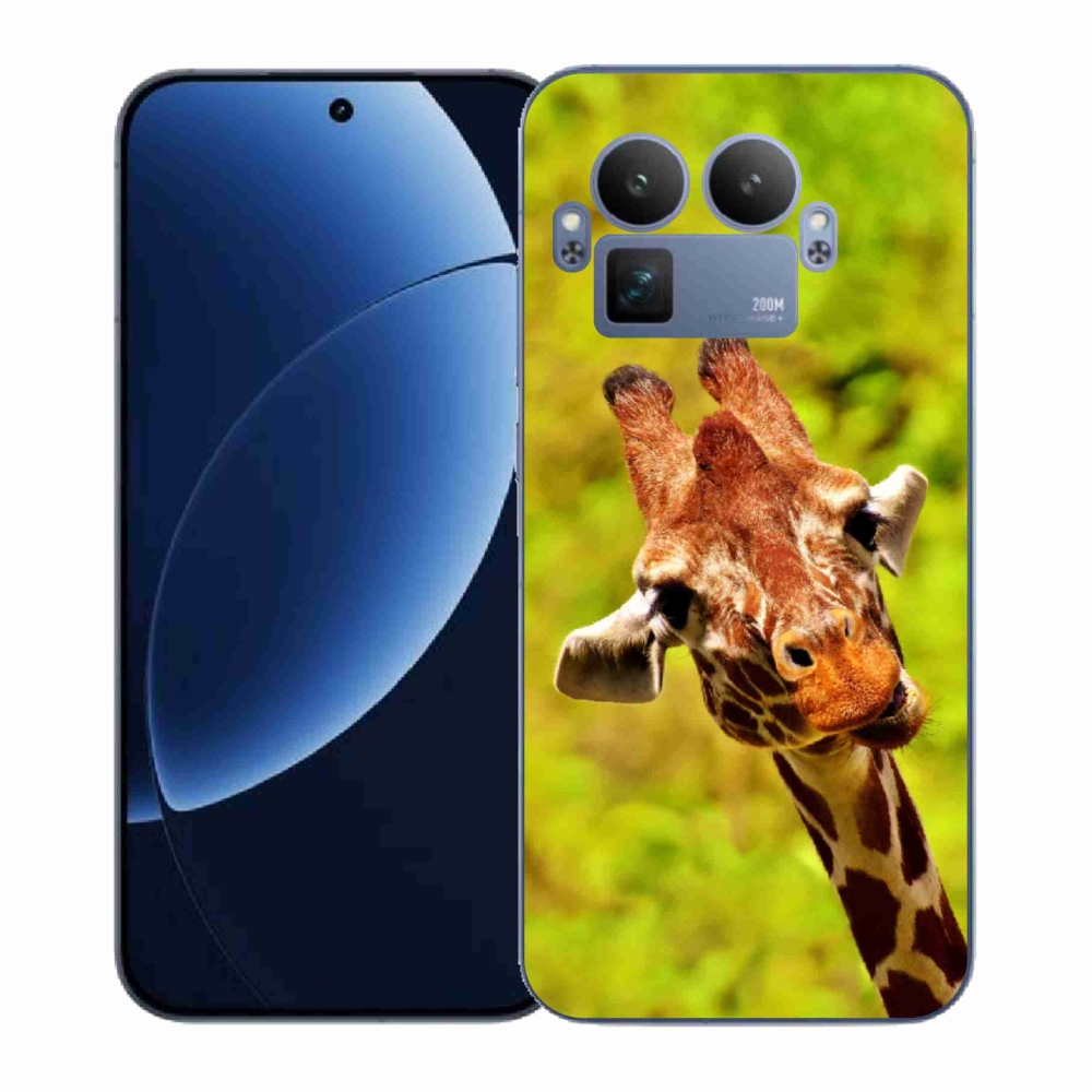 Gelový kryt mmCase na Realme GT 8 Pro - žirafa