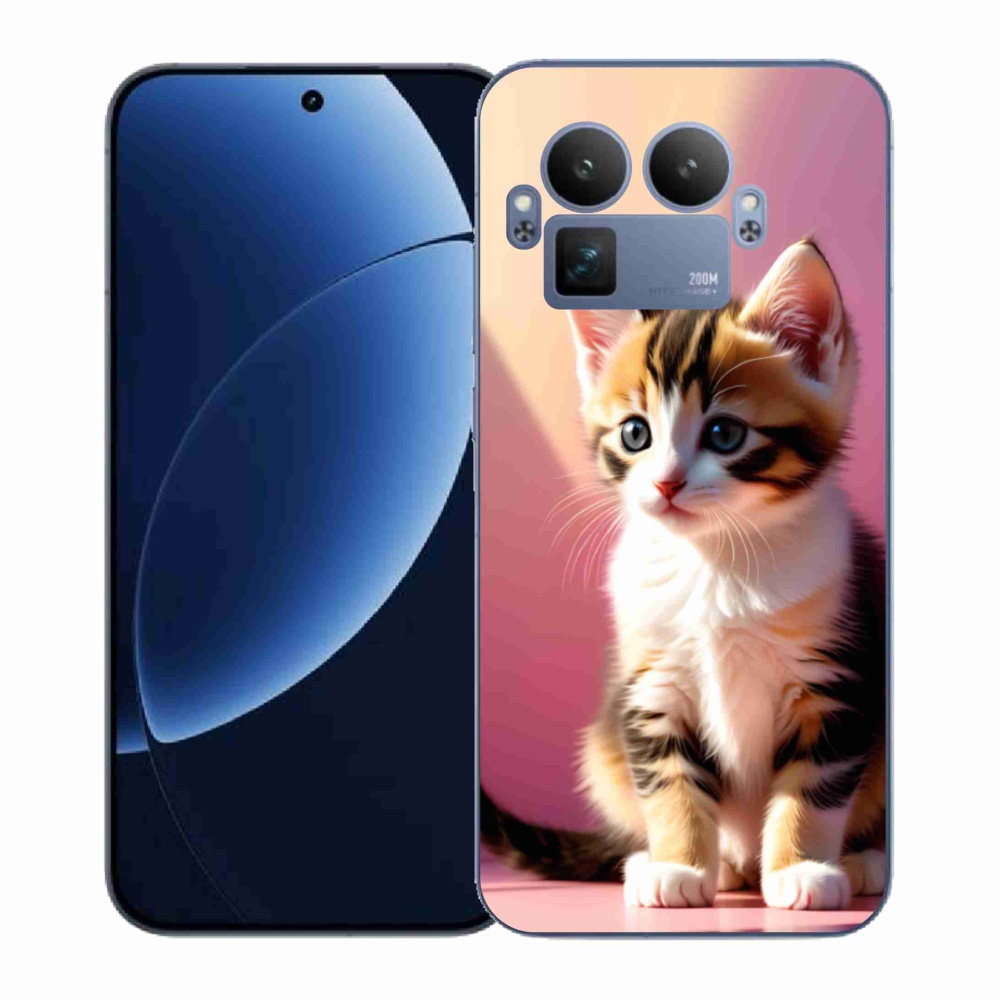 Gelový kryt mmCase na Realme GT 8 Pro - zvědavé kotě 2