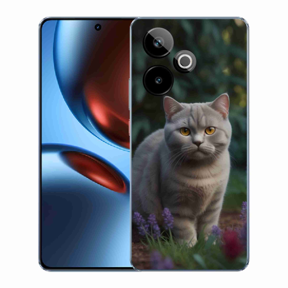Gelový kryt mmCase na Realme GT7 5G/GT 7T 5G - britská kočka