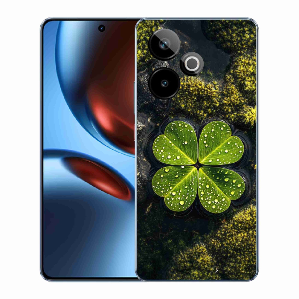 Gelový kryt mmCase na Realme GT7 5G/GT 7T 5G - čtyřlístek