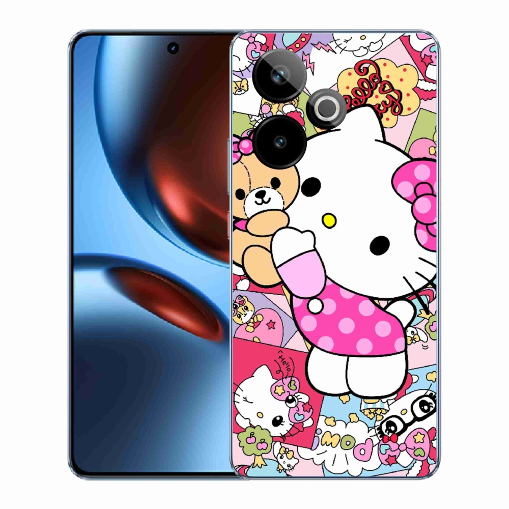 Gelový kryt mmCase na Realme GT7 5G/GT 7T 5G - cute kitty