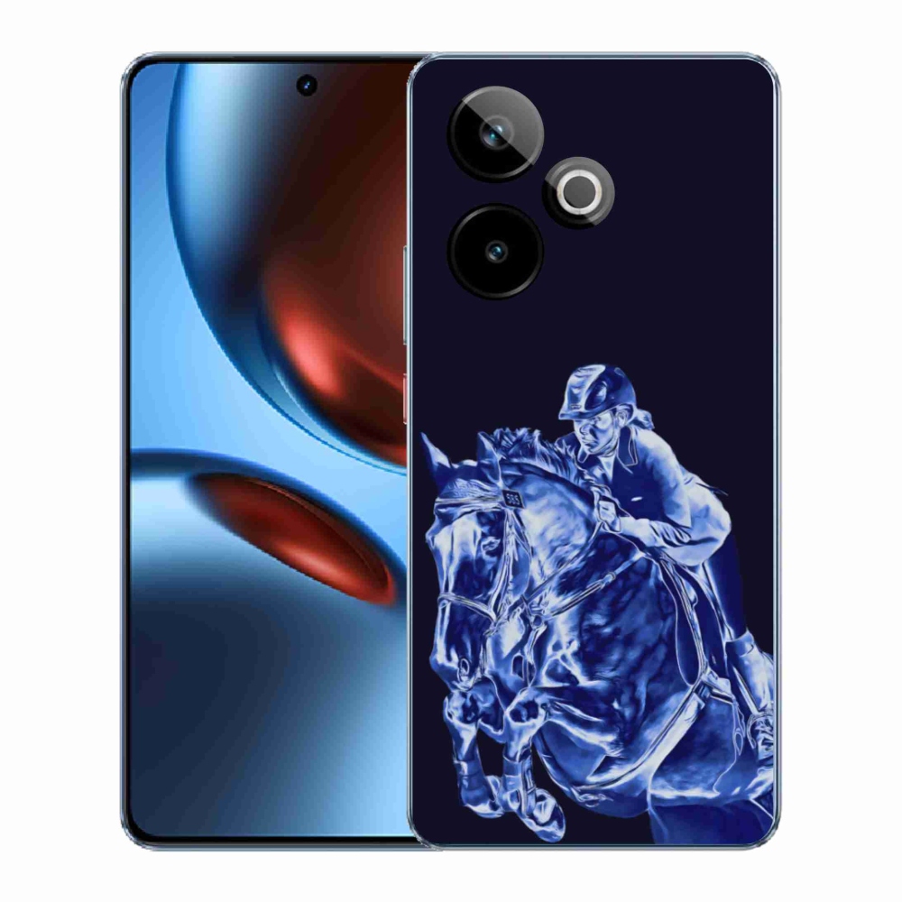 Gelový kryt mmCase na Realme GT7 5G/GT 7T 5G - dostihový kůň