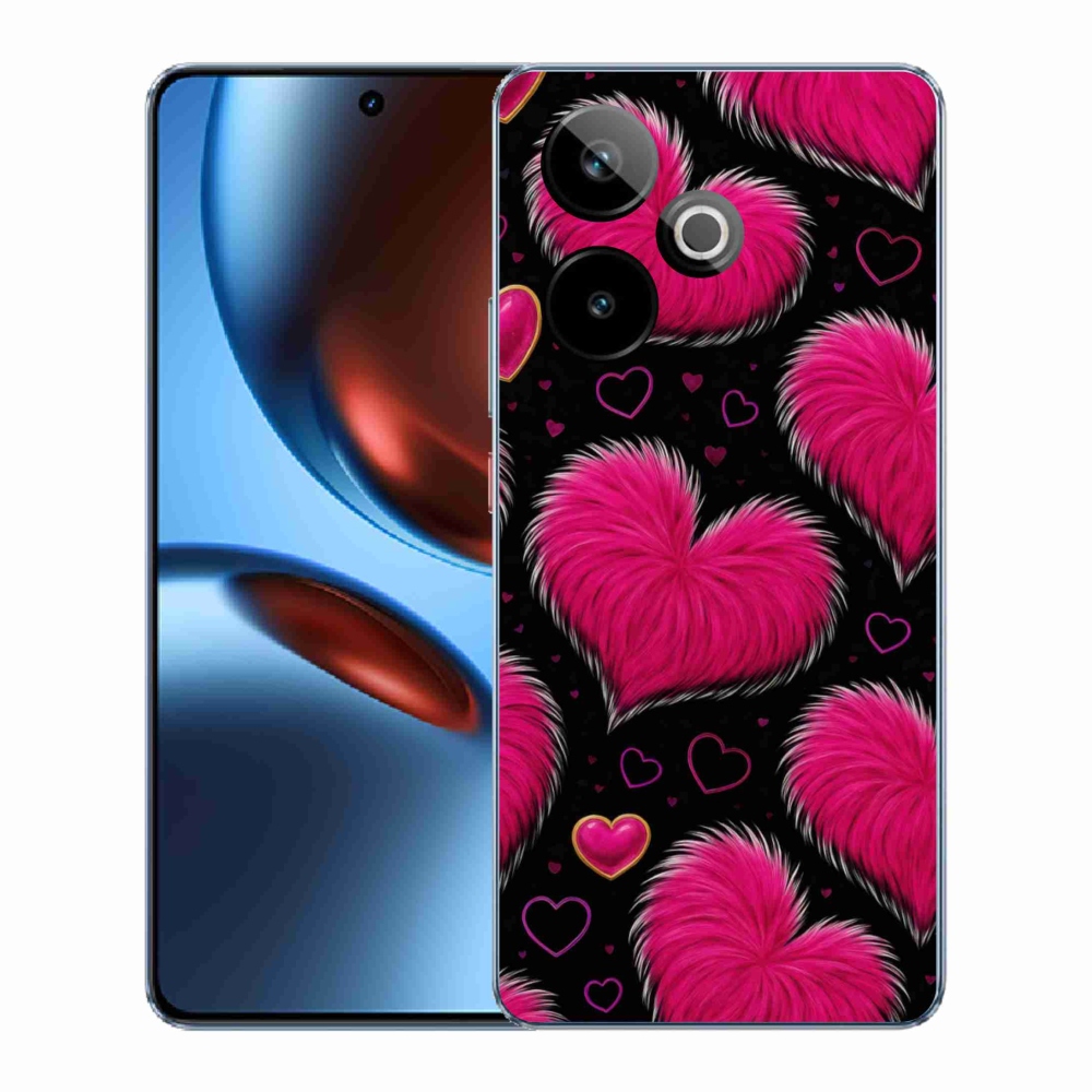 Gelový kryt mmCase na Realme GT7 5G/GT 7T 5G - hebká srdce