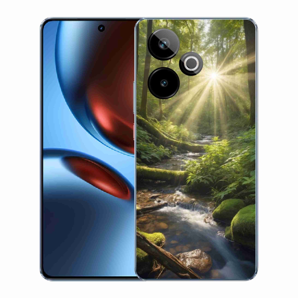 Gelový kryt mmCase na Realme GT7 5G/GT 7T 5G - hlubina lesa