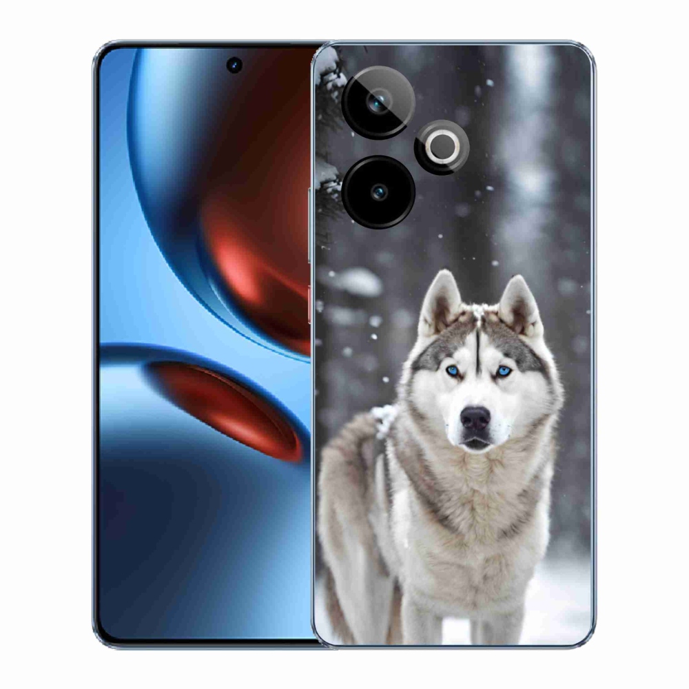 Gelový kryt mmCase na Realme GT7 5G/GT 7T 5G - husky 2