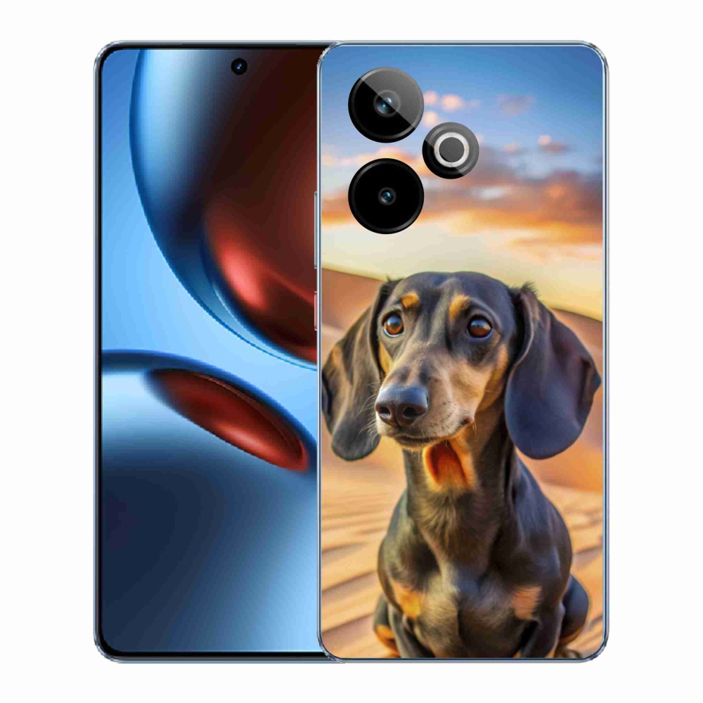 Gelový kryt mmCase na Realme GT7 5G/GT 7T 5G - jezevčík 3 