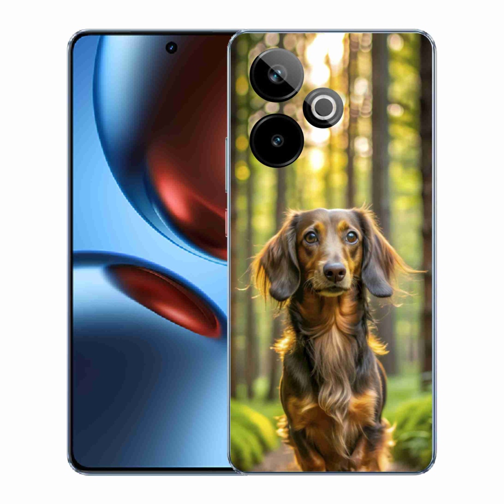 Gelový kryt mmCase na Realme GT7 5G/GT 7T 5G - jezevčík 4