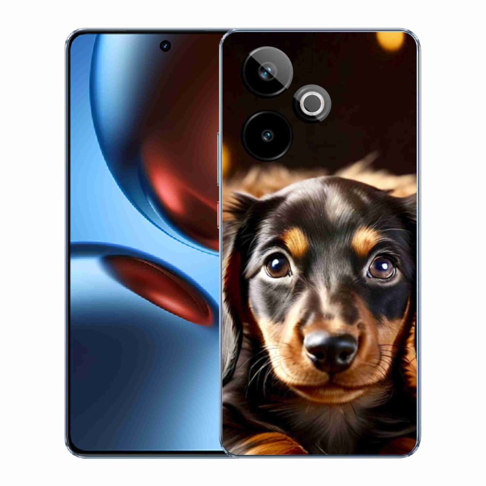 Gelový kryt mmCase na Realme GT7 5G/GT 7T 5G - jezevčík