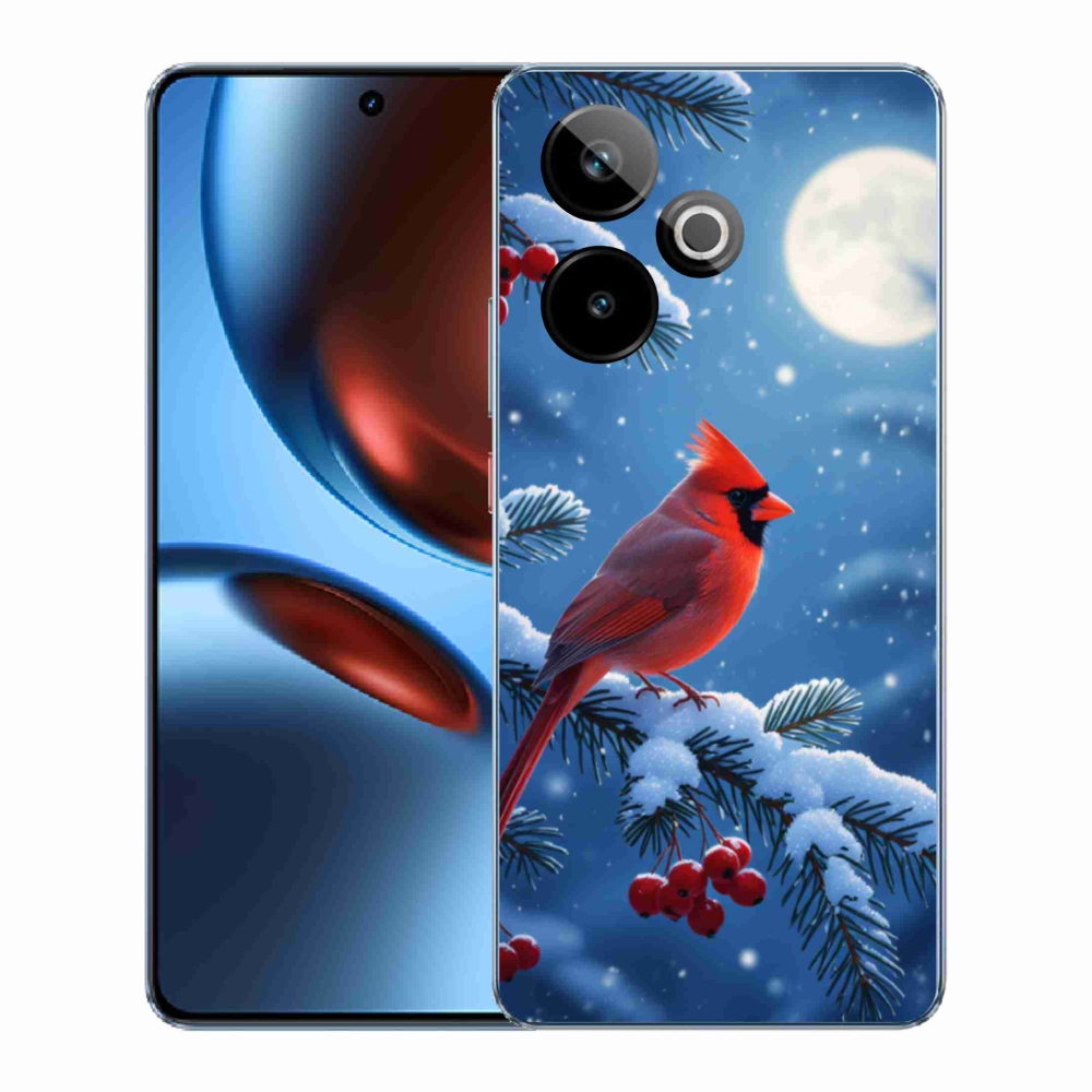 Gelový kryt mmCase na Realme GT7 5G/GT 7T 5G - kardinál červený