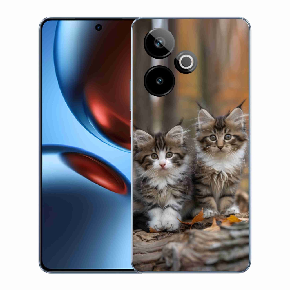 Gelový kryt mmCase na Realme GT7 5G/GT 7T 5G - kočičí duo 3