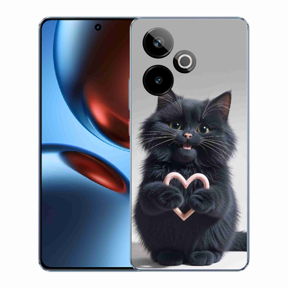 Gelový kryt mmCase na Realme GT7 5G/GT 7T 5G - kočičí láska 3