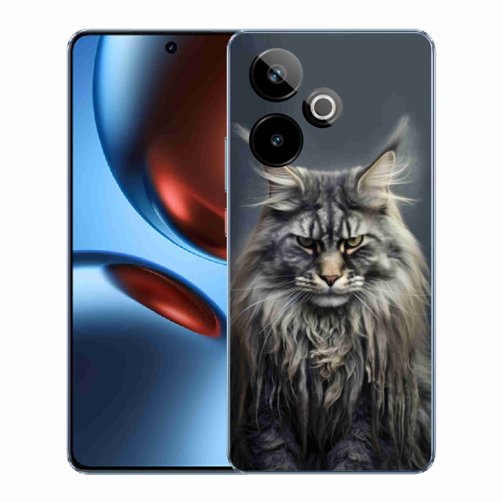 Gelový kryt mmCase na Realme GT7 5G/GT 7T 5G - kočíčí pohled 4
