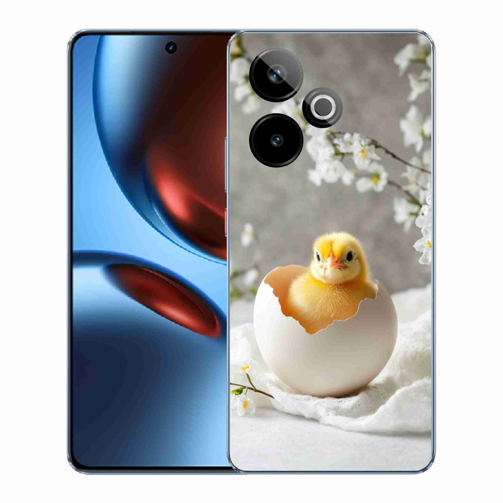 Gelový kryt mmCase na Realme GT7 5G/GT 7T 5G - kuřátko