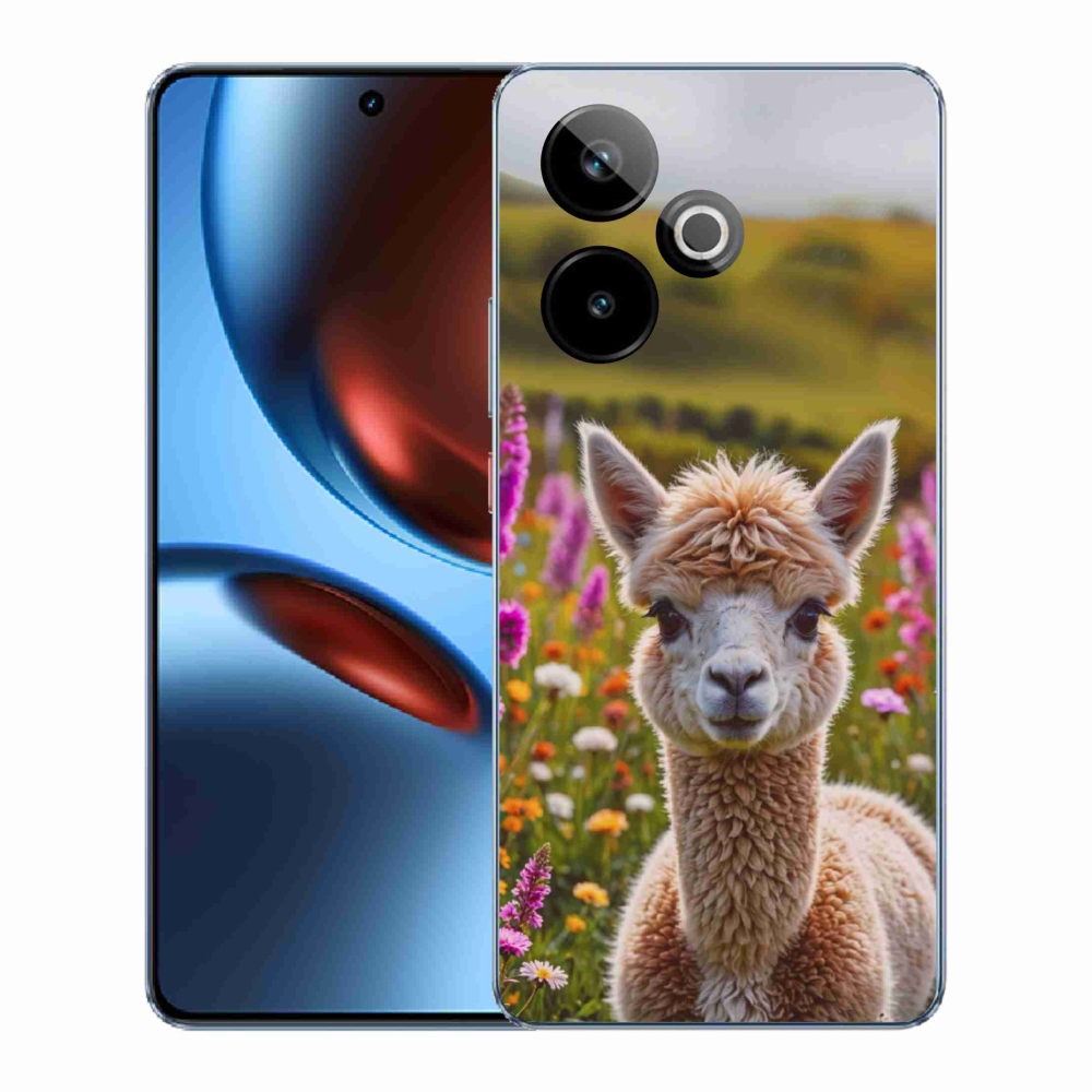 Gelový kryt mmCase na Realme GT7 5G/GT 7T 5G - lama na louce