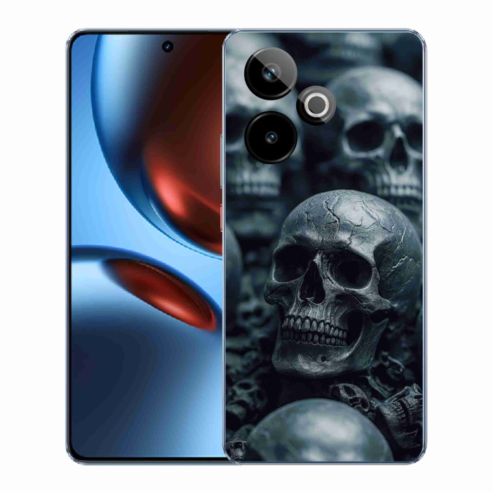Gelový kryt mmCase na Realme GT7 5G/GT 7T 5G - lebka 2