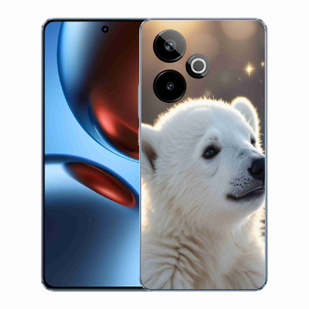 Gelový kryt mmCase na Realme GT7 5G/GT 7T 5G - lední medvěd