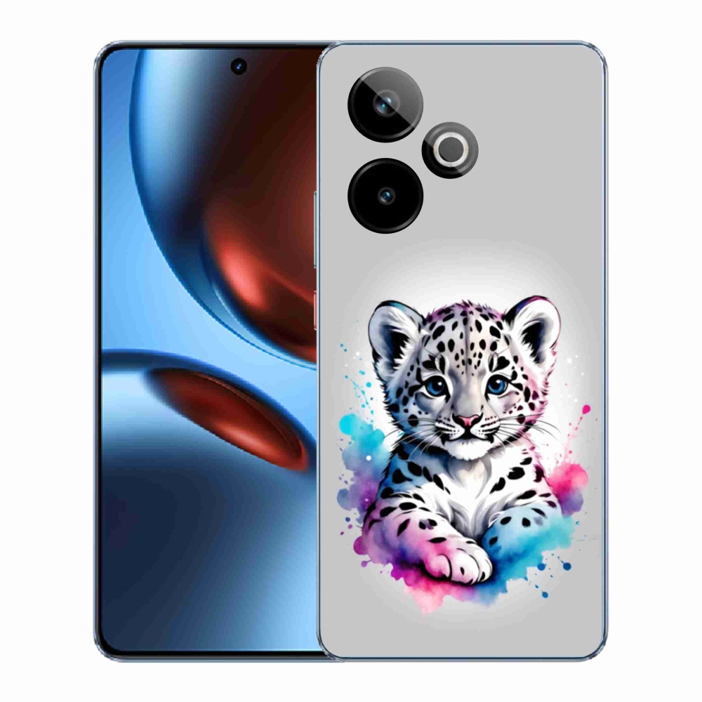 Gelový kryt mmCase na Realme GT7 5G/GT 7T 5G - levhartí mládě