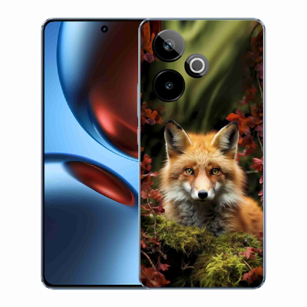 Gelový kryt mmCase na Realme GT7 5G/GT 7T 5G - liška v lese