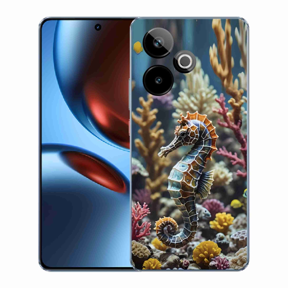 Gelový kryt mmCase na Realme GT7 5G/GT 7T 5G - mořský koník 2