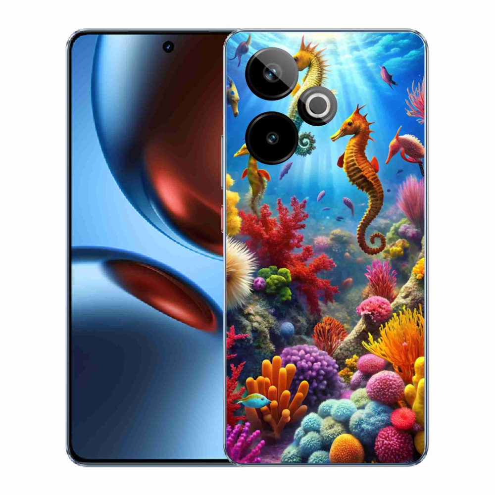 Gelový kryt mmCase na Realme GT7 5G/GT 7T 5G - mořský svět 3