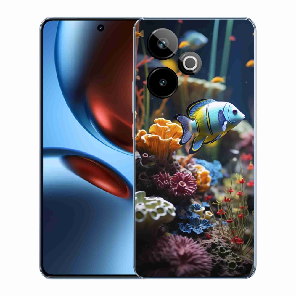 Gelový kryt mmCase na Realme GT7 5G/GT 7T 5G - mořský svět 5