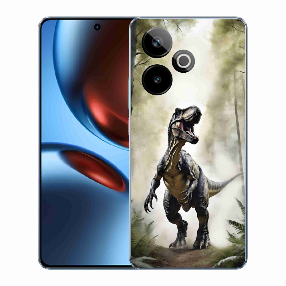 Gelový kryt mmCase na Realme GT7 5G/GT 7T 5G - naštvaný T-Rex