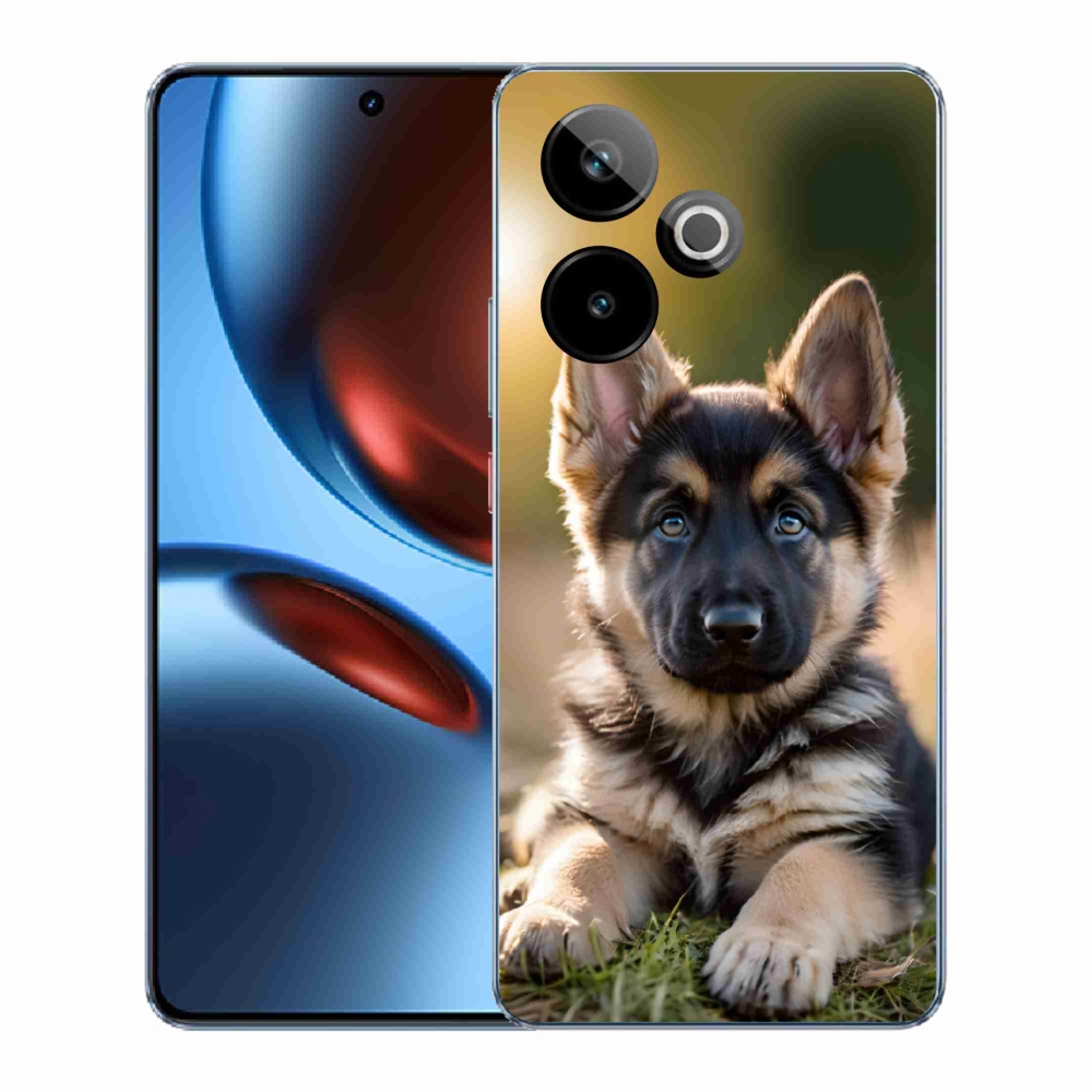 Gelový kryt mmCase na Realme GT7 5G/GT 7T 5G - německý ovčák v přírodě