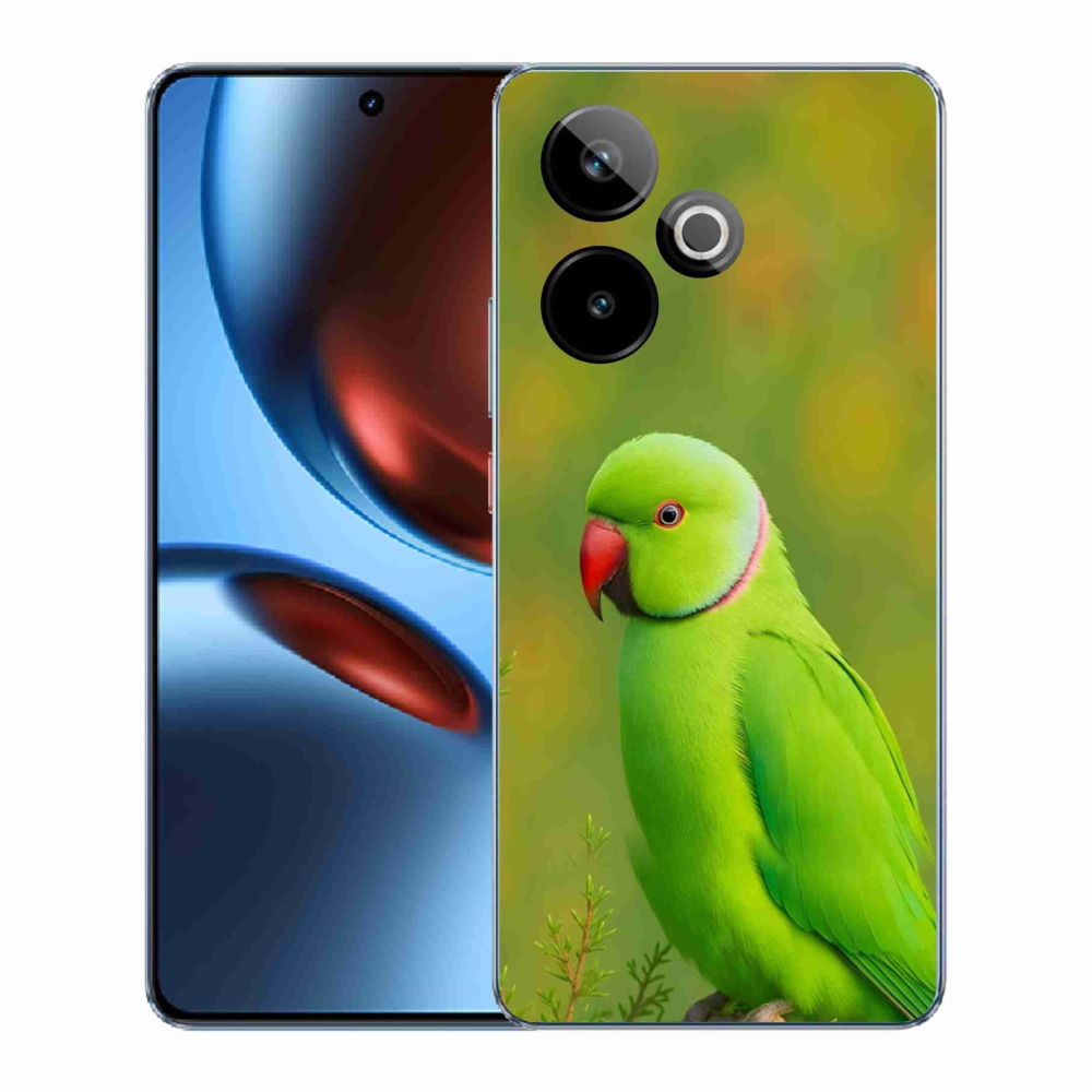 Gelový kryt mmCase na Realme GT7 5G/GT 7T 5G - papoušek alexandr 2