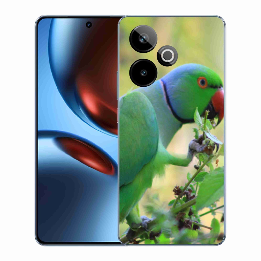 Gelový kryt mmCase na Realme GT7 5G/GT 7T 5G - papoušek alexandr