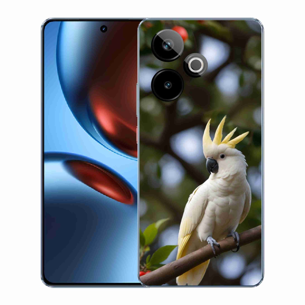 Gelový kryt mmCase na Realme GT7 5G/GT 7T 5G - papoušek kakadu 3