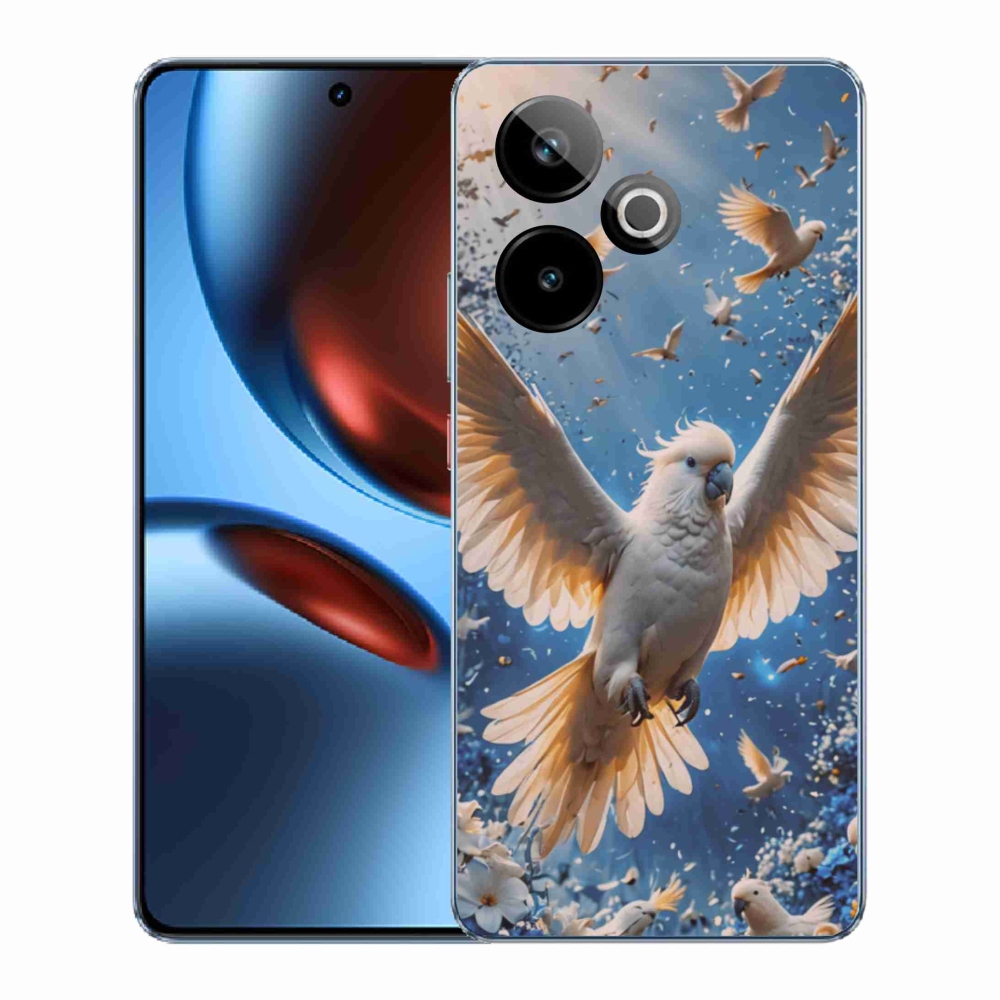 Gelový kryt mmCase na Realme GT7 5G/GT 7T 5G - papoušek kakadu