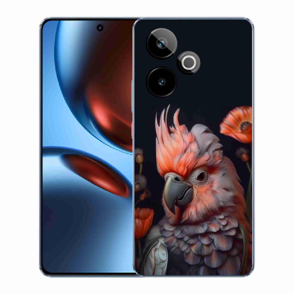Gelový kryt mmCase na Realme GT7 5G/GT 7T 5G - papoušek kakadu v barvách