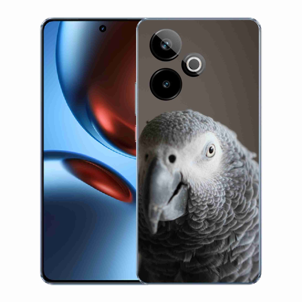 Gelový kryt mmCase na Realme GT7 5G/GT 7T 5G - papoušek žako 2