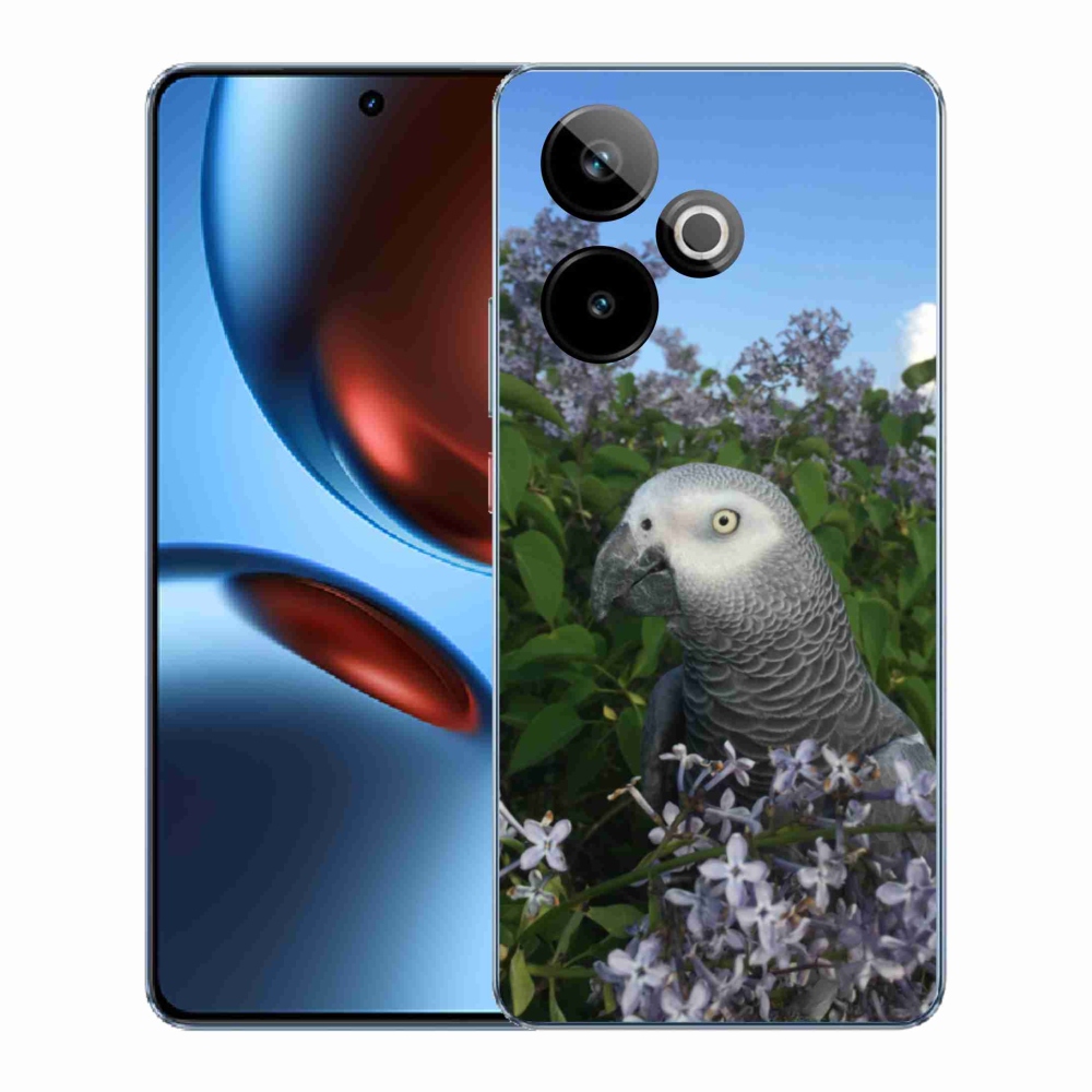 Gelový kryt mmCase na Realme GT7 5G/GT 7T 5G - papoušek žako